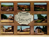 09 - Cartes fantaisies du Creusot (Souvenir, pensée..)