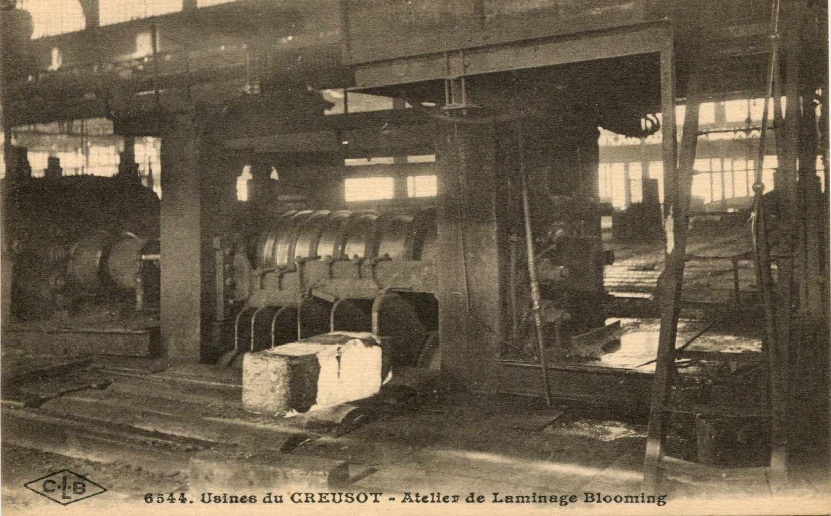 Atelier de laminage blooming