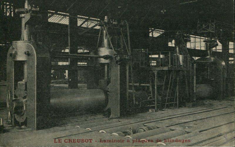 Laminoir à plaques de blindage