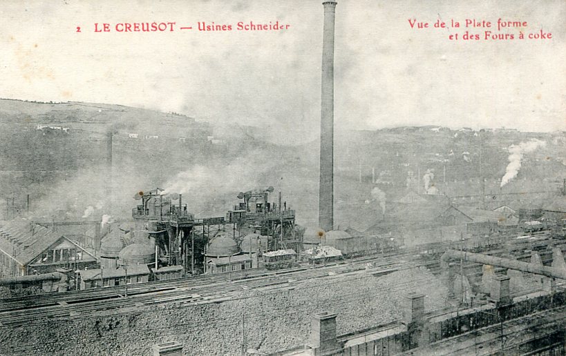 Vue des fours à coke