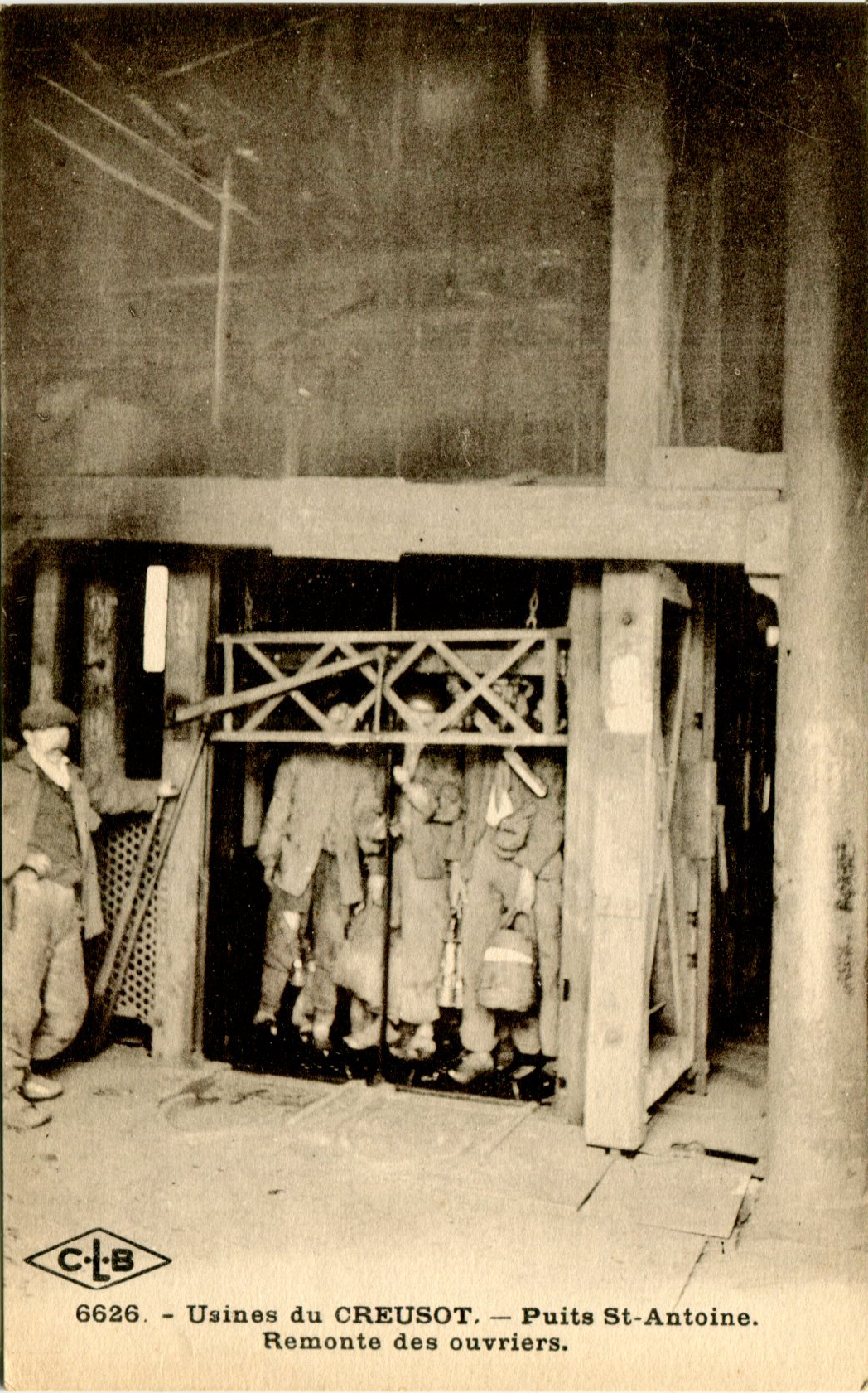 Puits St-Antoine - Remonte des ouvriers