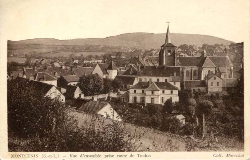 Vue prise route de Toulon