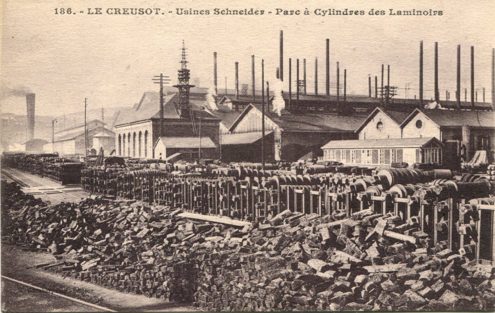 Parc à cylindres des laminoirs