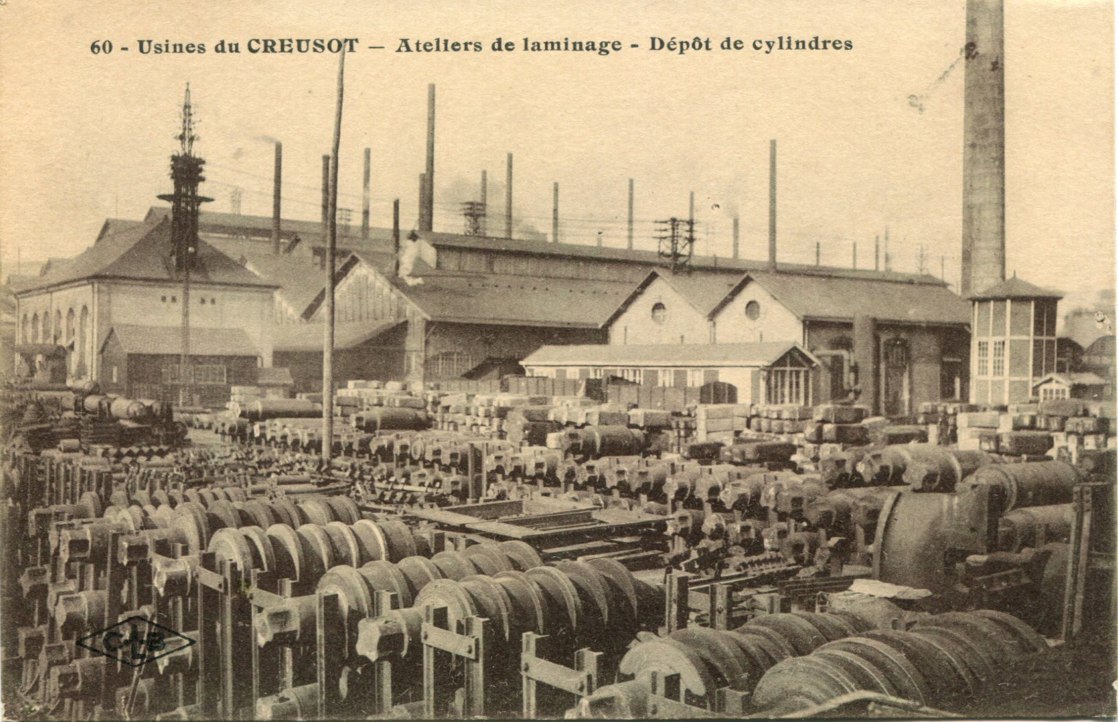 Dépôt des cylindres