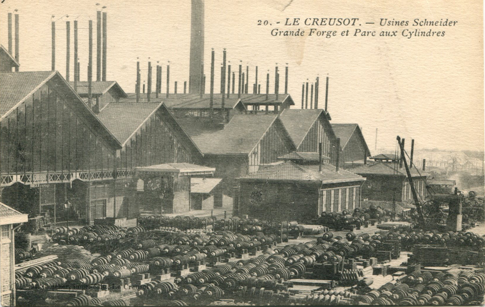Grande forge et parc aux cylindres