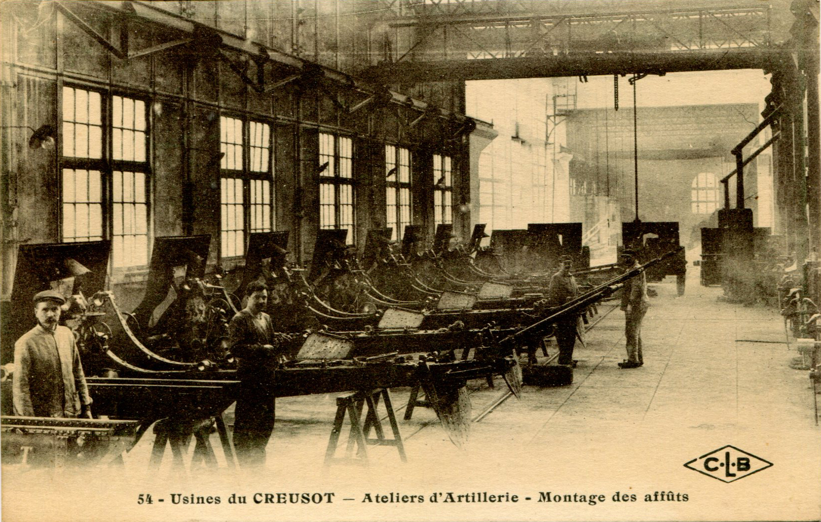 Montage des affûts