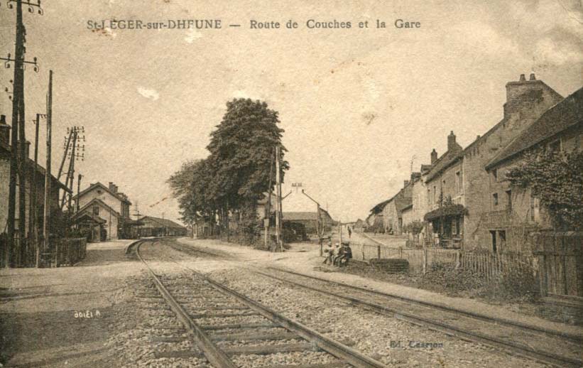 Route de Couches et Gare