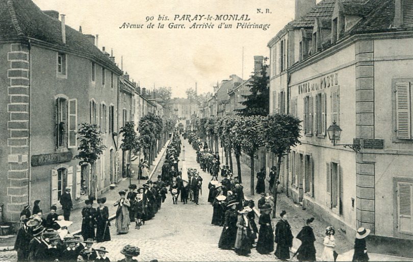 Arrivée d'un pèlerinage