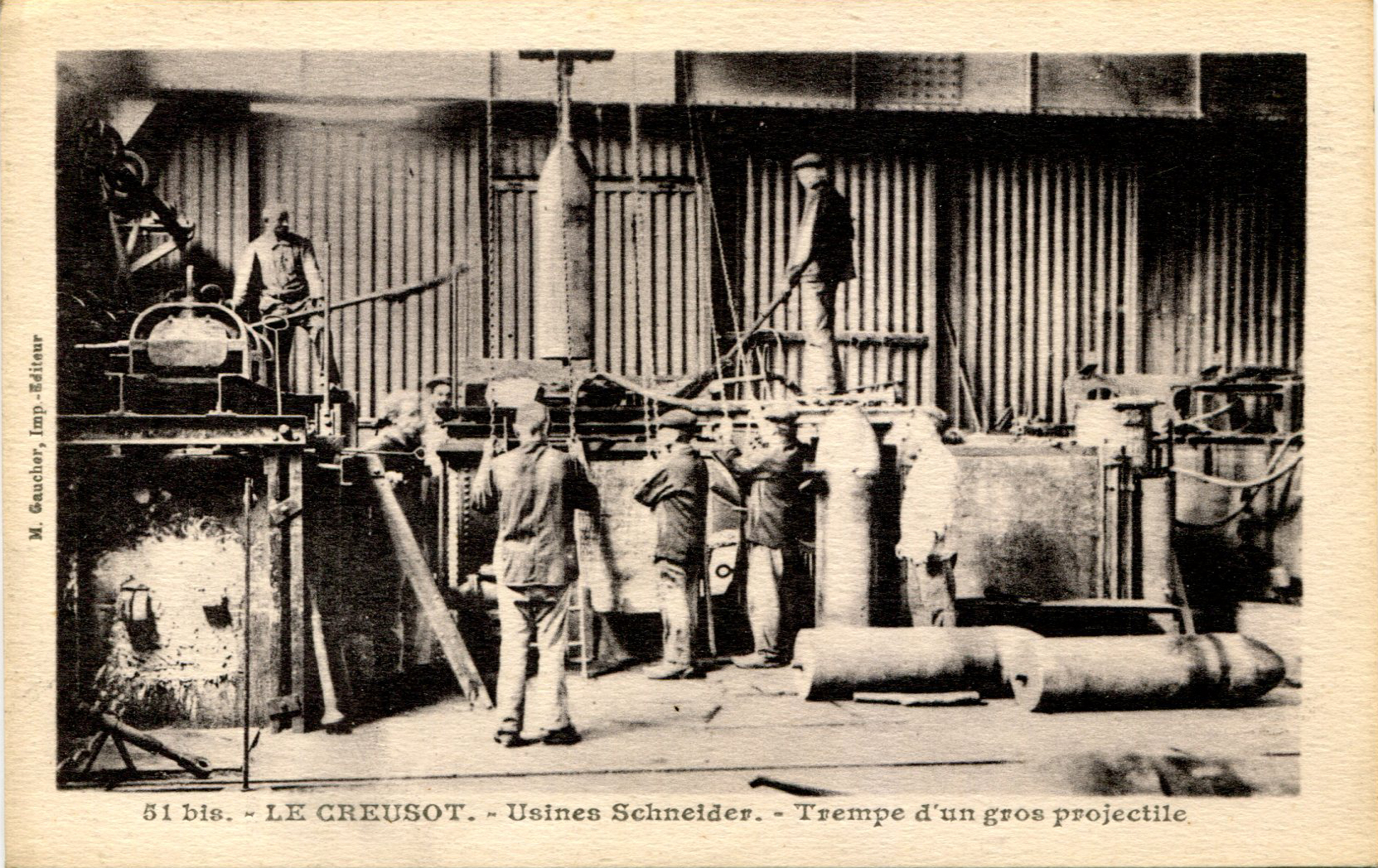 15-Trempe d'un gros projectile