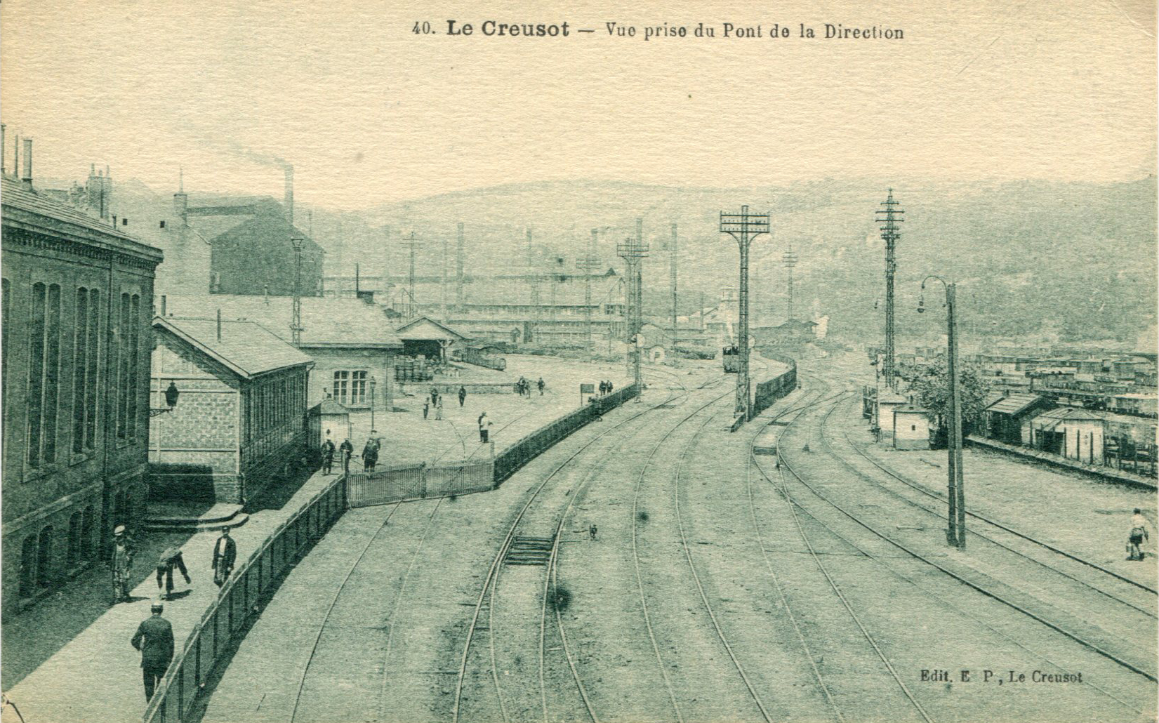 Vue prise du Pont de la Direction