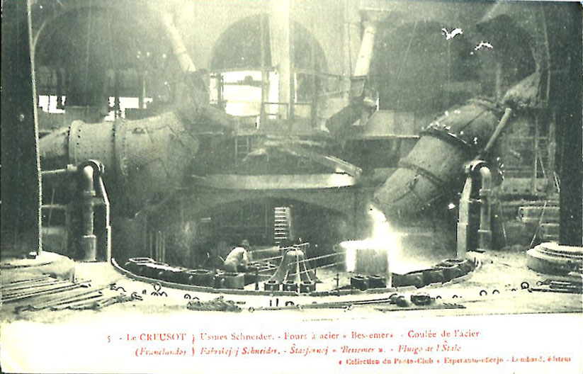 18-Bessemer - Coulée de l'acier