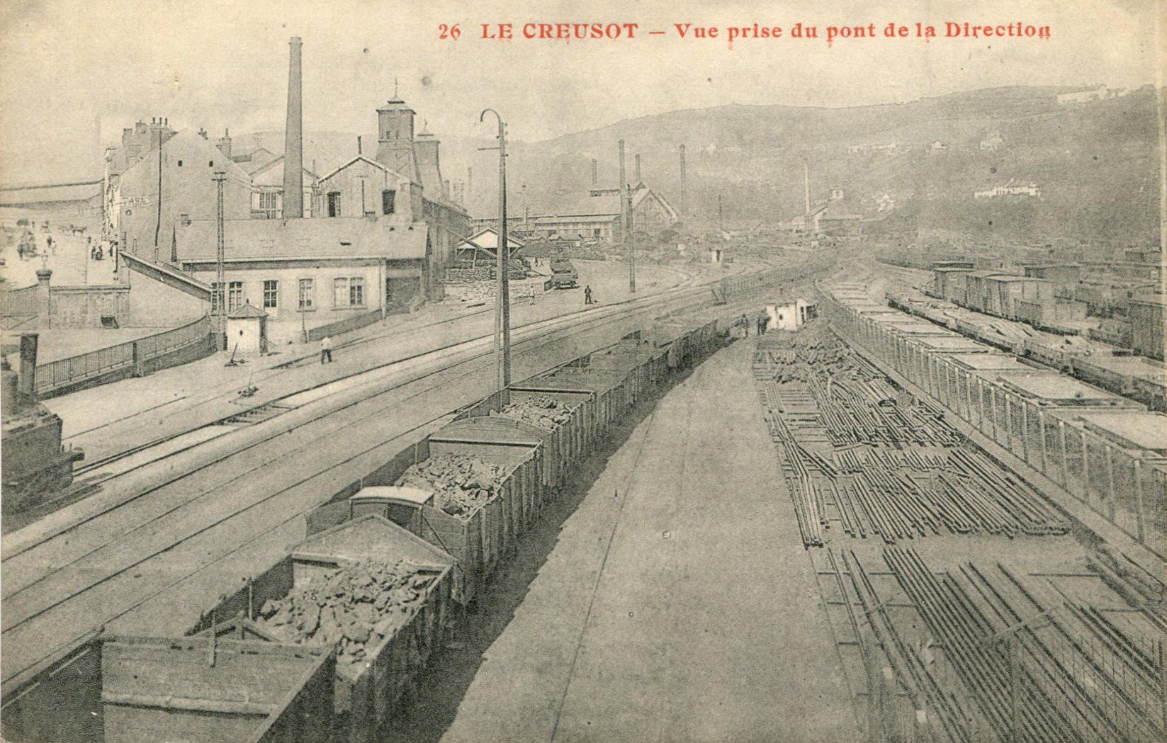 Vue prise du Pont de la Direction