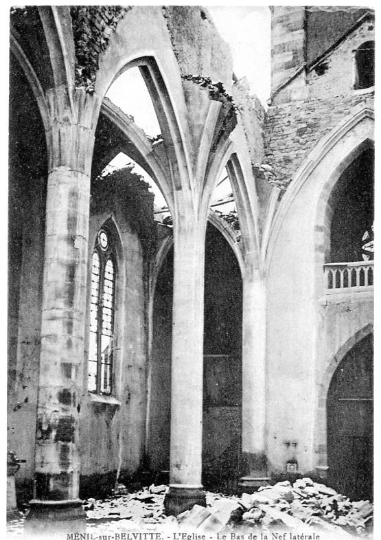 Bas de la nef latérale