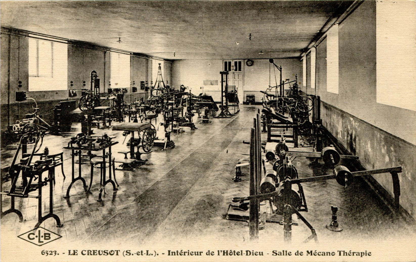 Salle de mécanothérapie