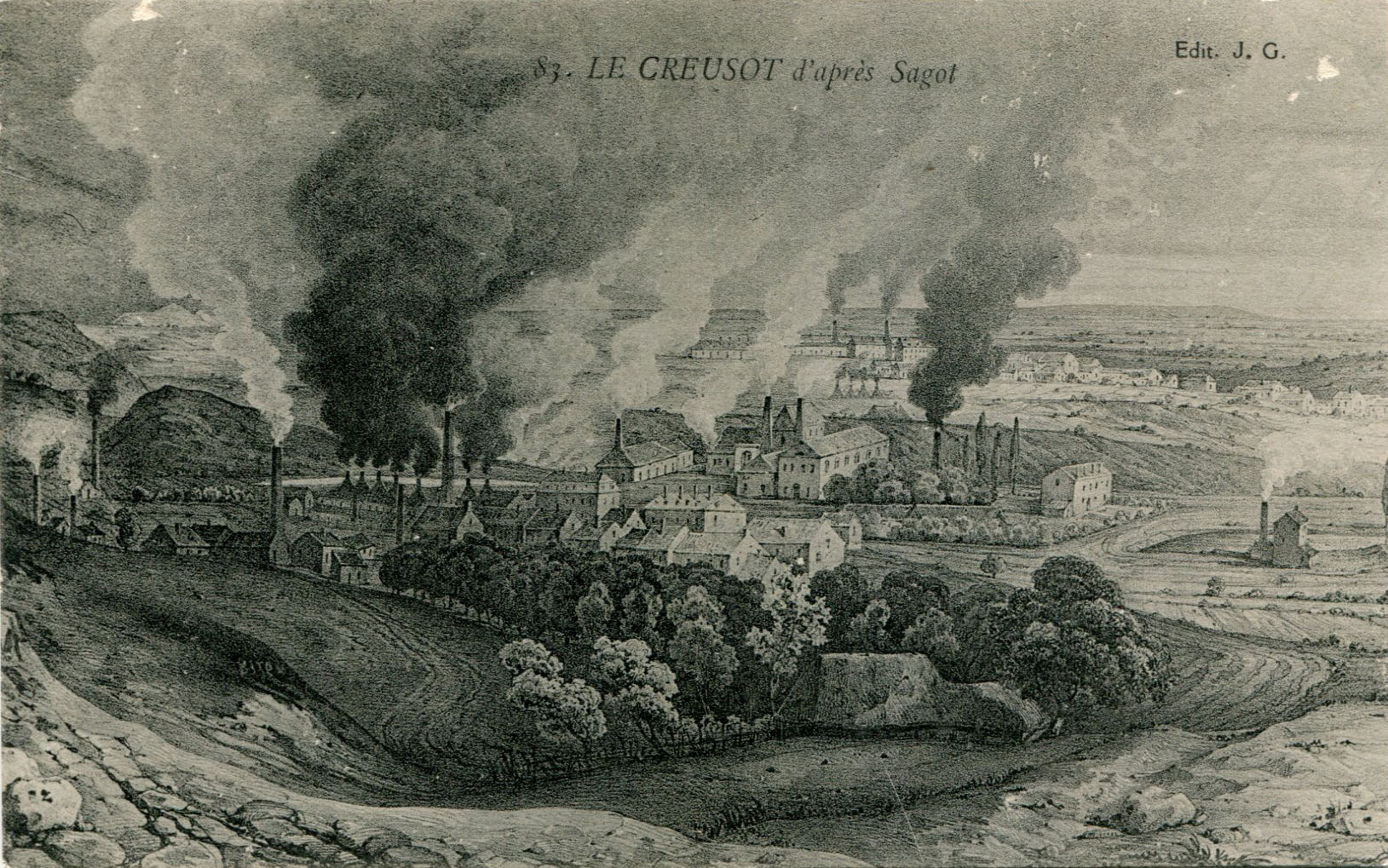 Le Creusot d'après Sagot