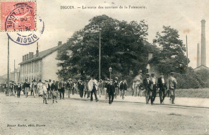 Sortie des ouvriers de la Faïencerie