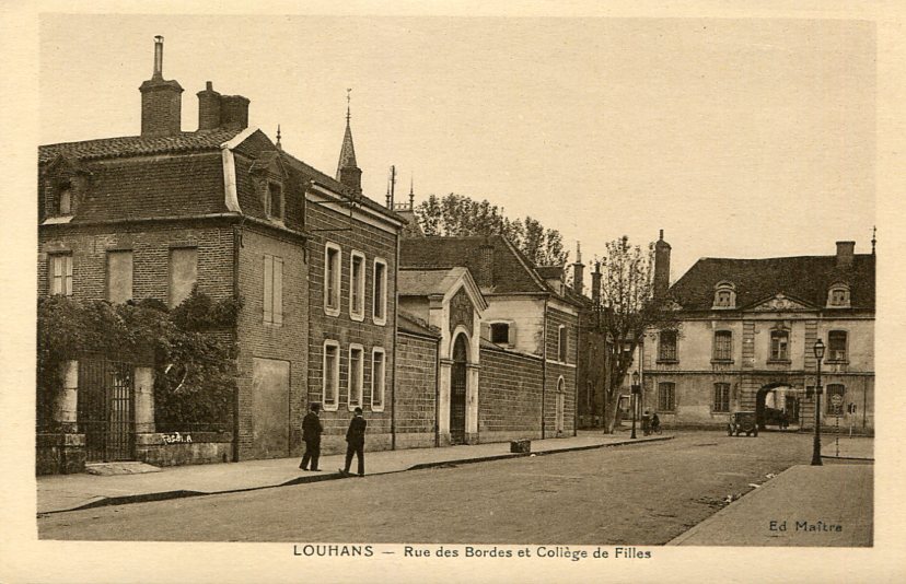 Rue des Bordes et Collège de Filles