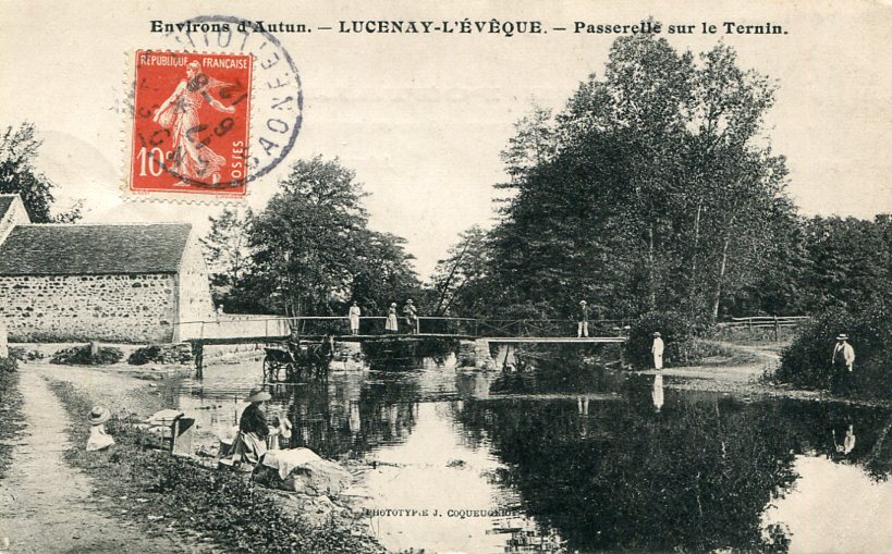 Passerelle sur le Ternin