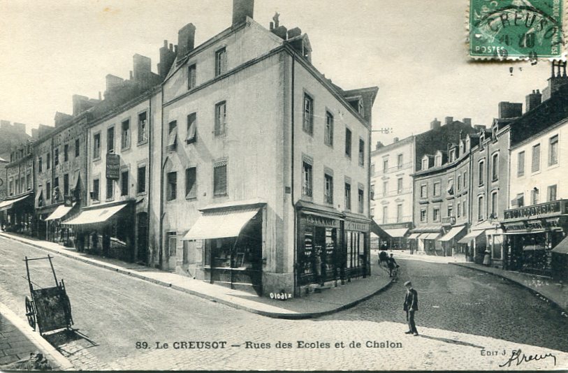 Rues des Écoles et de Chalon
