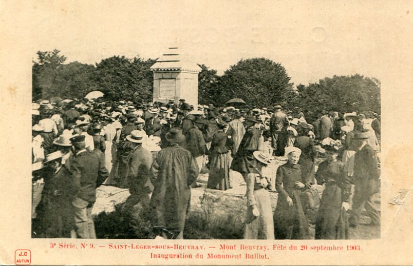 Inauguration du Monument Bulliot (1903)