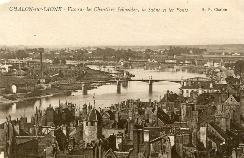 Chantier Schneider, Saône et  ponts