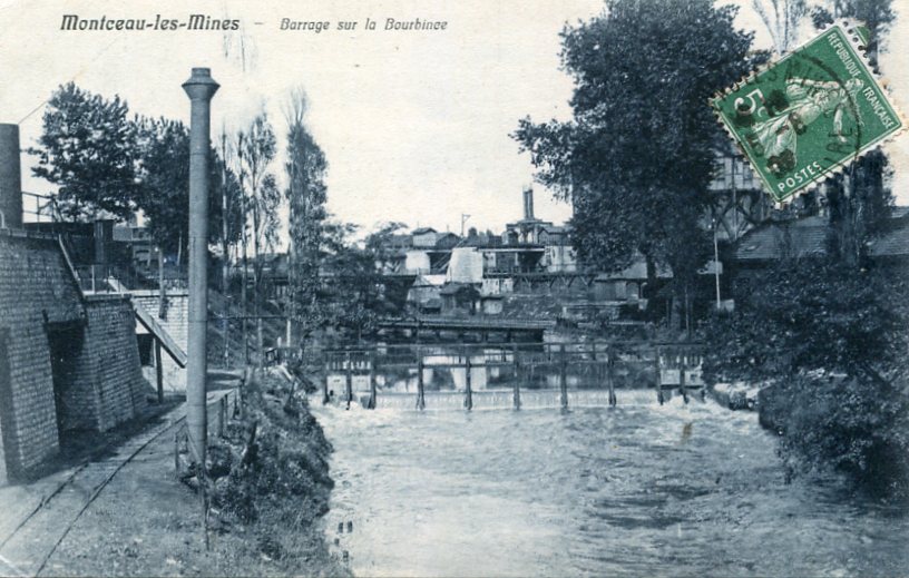 Barrage sur la Bourbince