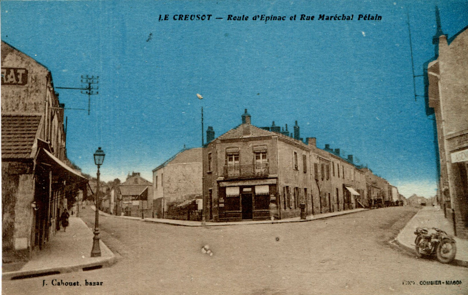 Route d'Épinac et rue Maréchal Foch