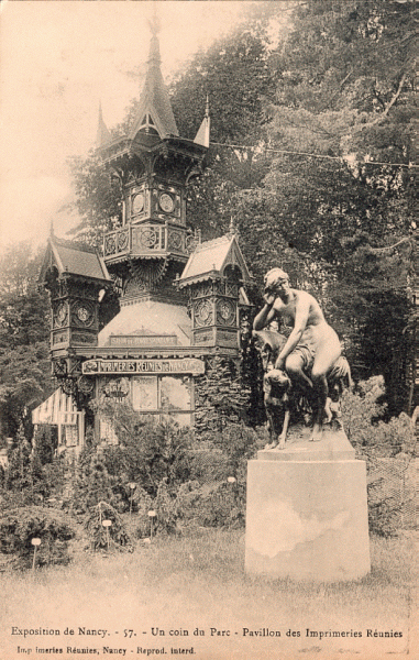 57 - Un coin du Parc - Pavillon des Imprimeries Réunies