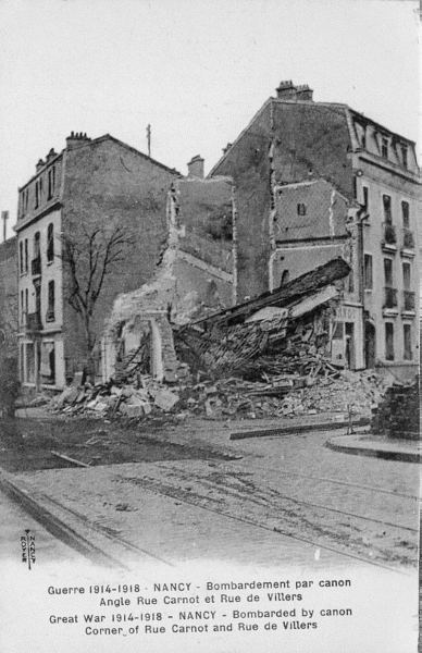 Angle rue Carnot et rue de Villers