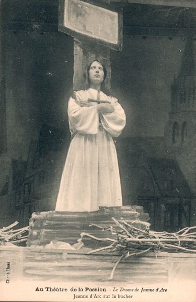 Jeanne d'Arc sur le bûcher