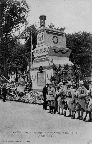 Rentrée triomphale du 20ème Corps (27 Juillet 1919)