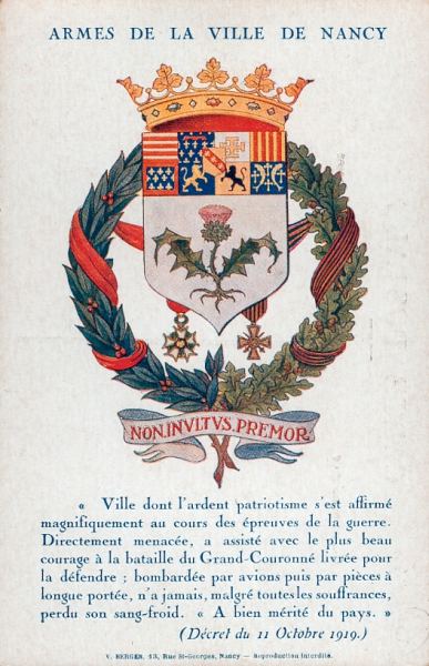 Nancy - 1919 - Décorations Militaires