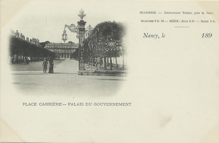 Publicité sur : Place Carrière