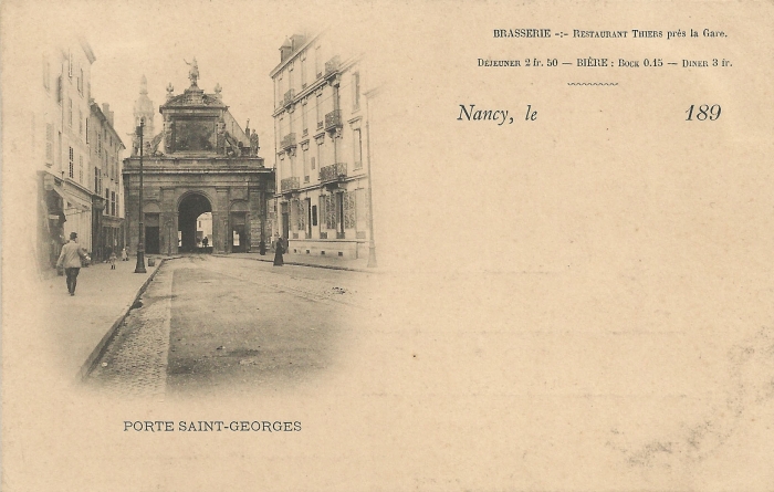 Publicité sur : Porte Saint-Georges