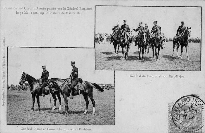 Nancy - Revue 20ème Corps d'Armée (31 Mai 1906)