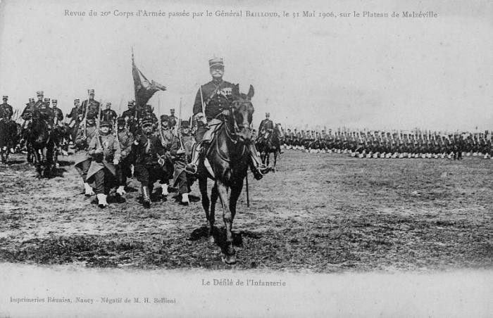 Nancy - Revue 20ème Corps d'Armée (31 Mai 1906)