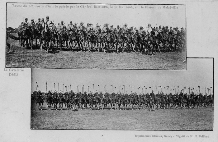 Nancy - Revue 20ème Corps d'Armée (31 Mai 1906)