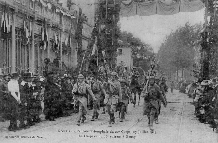 Nancy - Rentrée Triomphale du 20ème Corps (27 Juillet 1919)