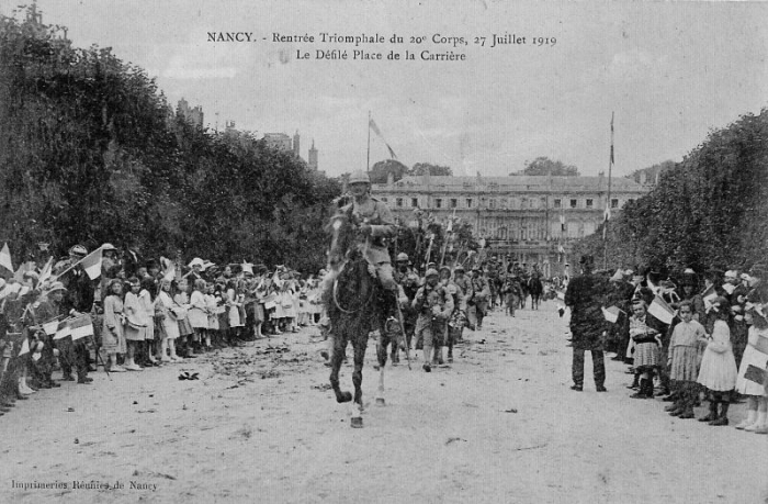 Nancy - Rentrée Triomphale du 20ème Corps (27 Juillet 1919)