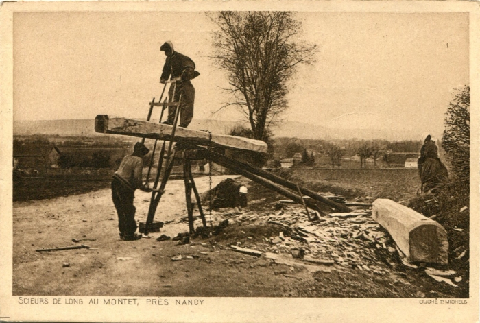 110-Scieurs de long au Montet