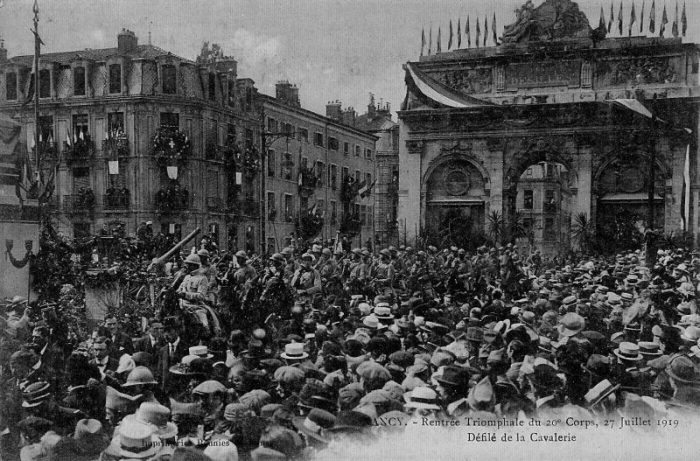 Nancy - Rentrée Triomphale du 20ème Corps (27 Juillet 1919)