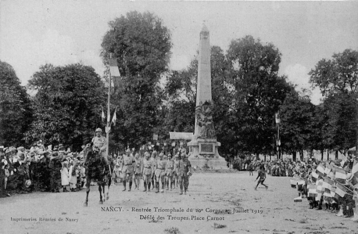 Nancy - Rentrée Triomphale du 20ème Corps (27 Juillet 1919)