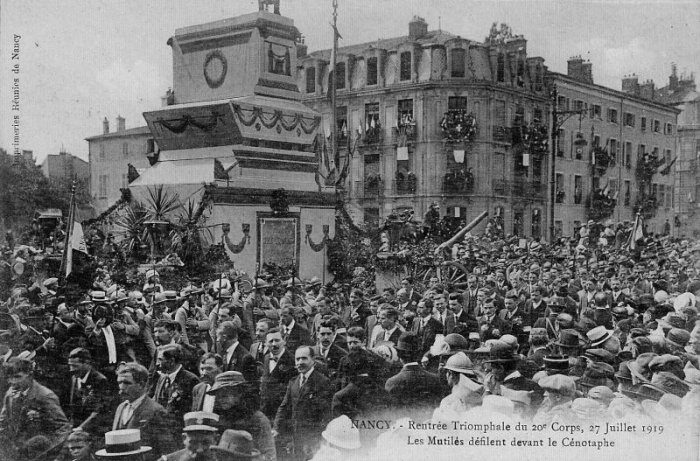 Nancy - Rentrée Triomphale du 20ème Corps (27 Juillet 1919)