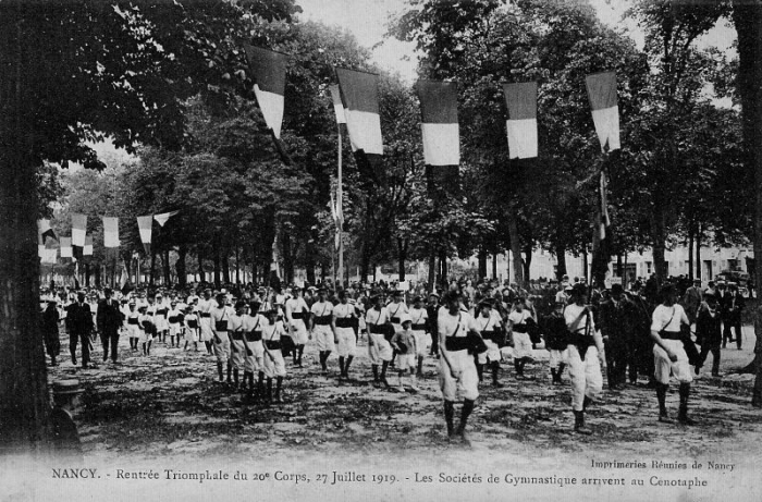 Nancy - Rentrée Triomphale du 20ème Corps (27 Juillet 1919)