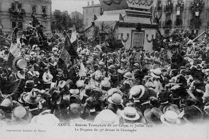 Nancy - Rentrée Triomphale du 20ème Corps (27 Juillet 1919)