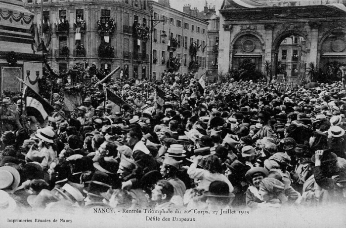 Nancy - Rentrée Triomphale du 20ème Corps (27 Juillet 1919)