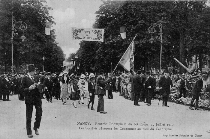 Nancy - Rentrée Triomphale du 20ème Corps (27 Juillet 1919)