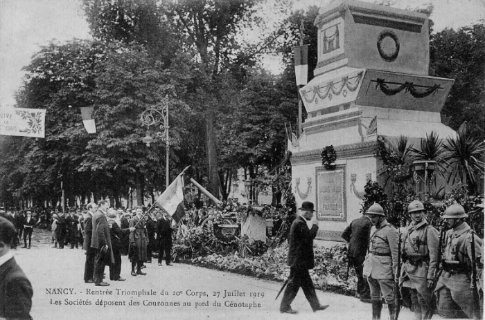 Nancy - Rentrée Triomphale du 20ème Corps (27 Juillet 1919)