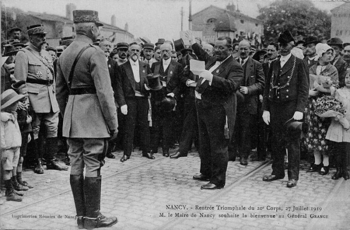 Nancy - Rentrée Triomphale du 20ème Corps (27 Juillet 1919)