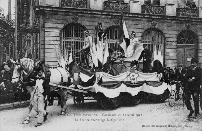 Nancy - Fêtes d'Aviation  - Cavalcade du 21 Avril 1912